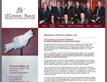 Tablet Screenshot of oconnornakos.com